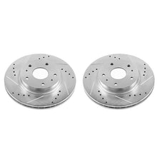 画像をギャラリービューアに読み込む, Power Stop 07-13 Suzuki SX4 Front Evolution Drilled &amp; Slotted Rotors - Pair