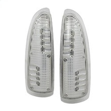画像をギャラリービューアに読み込む, xTune Ford Superduty F250-F650 03-07 Amber LED Mirror Signal Lens - Clear ACC-LED-FDSD99-MR-C