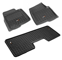 画像をギャラリービューアに読み込む, Rugged Ridge Floor Liner Front/Rear Black 2009-2014 Ford F-150 / Raptor Regular / S-Cab / S-Crew