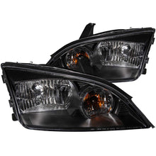 画像をギャラリービューアに読み込む, ANZO 2005-2007 Ford Focus Crystal Headlights Black