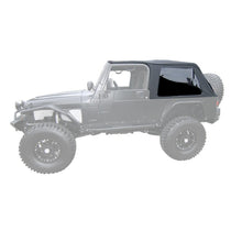 画像をギャラリービューアに読み込む, Rampage 2004-2006 Jeep Wrangler(TJ) LJ Unlimited Frameless Soft Top Kit - Black Diamond