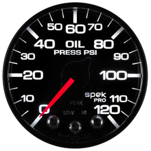 画像をギャラリービューアに読み込む, Autometer Spek-Pro - Nascar 2-1/16in Oil Press 0-120 psi Bfb Ecu