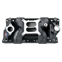画像をギャラリービューアに読み込む, Edelbrock Intake Manifold RPM Air-Gap Small-Block Chevy 262-400 Black