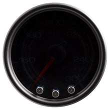 画像をギャラリービューアに読み込む, Autometer Spek-Pro Gauge Trans Temp 2 1/16in 300f Stepper Motor W/Peak &amp; Warn Blk/Smoke/Blk