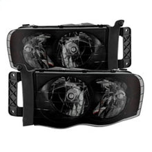 画像をギャラリービューアに読み込む, xTune Dodge Ram 1500 02-05 Amber Crystal Headlights HD-JH-DR02-AM-BSM