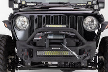 画像をギャラリービューアに読み込む, Go Rhino 07-20 Jeep Wrangler JL/JLU/JK/JKU/Gladiator JT Rockline Front Stubby Bumper w/ Overrider