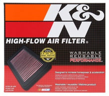 画像をギャラリービューアに読み込む, K&amp;N Replacement Panel Air Filter 12.313in OS L x 10.313in OS W x 1.188in H for 13-14 Cadillac ATS