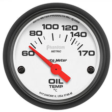 画像をギャラリービューアに読み込む, Autometer Phantom 2-1/16in 60-170 Deg F Electronic Oil Temperature Gauge