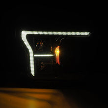 画像をギャラリービューアに読み込む, AlphaRex 18-20 Ford F150 PRO-Series Headlight Alpha Black w/ Seq Signal &amp; DRL