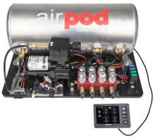 画像をギャラリービューアに読み込む, Ridetech RidePro E5 Air Ride Suspension Control System 3 Gal Single Compressor AirPod 1/4in Valves