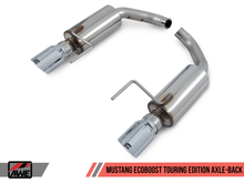 画像をギャラリービューアに読み込む, AWE Tuning S550 Mustang EcoBoost Axle-Back Exhaust - Touring Edition (Chrome Silver Tips)