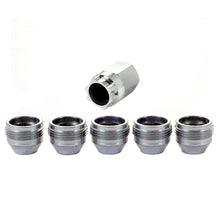 画像をギャラリービューアに読み込む, McGard Wheel Lock Nut Set - 5pk. (Under Hub Cap / Cone Seat) M14X.5 / 22mm Hex / .893in. L. - Silver