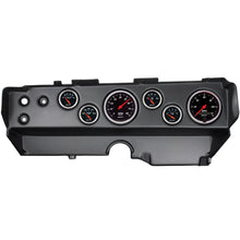 画像をギャラリービューアに読み込む, Autometer Designer Black 70-74 E-Body/Cuda/Challenger Dash Kit 6pc Tach/ MPH/ Fuel/ Oil/ WTMP/ Volt