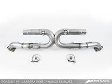 画像をギャラリービューアに読み込む, AWE Tuning 991 Carrera Performance Exhaust - Chrome Silver Tips