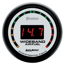 画像をギャラリービューアに読み込む, Autometer Phantom 52mm Digital 10:1-17:1 Street Wideband Air/Fuel Ratio Gauge