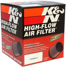 画像をギャラリービューアに読み込む, K&amp;N Universal Clamp-On Air Filter 3in FLG / 6in B / 4-1/2in T / 6in H