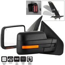 画像をギャラリービューアに読み込む, xTune 04-06 Ford F-150 Heated Amber Seq LED Signal OEM Pwr Mirrors (Pair) (MIR-03FF04-G2-PW-RAM-SET)