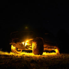 画像をギャラリービューアに読み込む, KC HiLiTES Cyclone V2 LED - Rock Light - 6-Light System - Amber - 5W Flood Beam