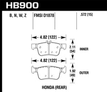 画像をギャラリービューアに読み込む, Hawk 16-17 Honda Civic HPS 5.0 Rear Brake Pads