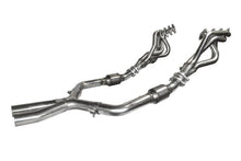 画像をギャラリービューアに読み込む, Kooks 05-10 Ford Mustang GT Manual 1 5/8in x 2 1/2in SS Long Tube Headers and OEM Catted SS X Pipe