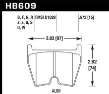 画像をギャラリービューアに読み込む, Hawk 08-11 Audi R8/07-08 RS4/03-04 RS6 / 02-03 VW Phaeton DTC-60 Front Race Brake Pads