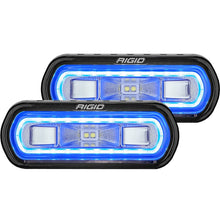 画像をギャラリービューアに読み込む, Rigid Industries SR-L Series Surface Mount LED Spreader Pair w/ Blue Halo - Universal