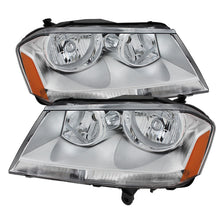 画像をギャラリービューアに読み込む, xTune Dodge Avenger 08-14 Crystal Headlights Chrome HD-JH-DA08-AM-C