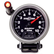 画像をギャラリービューアに読み込む, Autometer Sport-Comp II Quick Lite 3 3/4in 10K RPM Pedestal Tachometer
