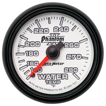 画像をギャラリービューアに読み込む, Autometer Phantom II 52.4mm Mechanical 140-280 Deg F Water Temperature Gauge