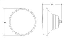 画像をギャラリービューアに読み込む, Hella Vision Plus 5-3/4in Round Conversion H4 Headlamp High/Low Beam - Single Lamp