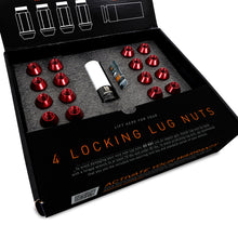 画像をギャラリービューアに読み込む, Mishimoto Aluminum Locking Lug Nuts M12x1.25 20pc Set Red