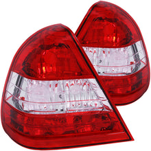 画像をギャラリービューアに読み込む, ANZO 1994-2000 Mercedes Benz C Class W202 Taillights Red/Clear