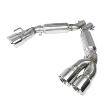 画像をギャラリービューアに読み込む, Kooks 2016 + Chevrolet Camaro SS 3in Axle Back Exhaust System w/ Mufflers and Polished Quad Tips