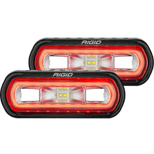 画像をギャラリービューアに読み込む, Rigid Industries SR-L Series Surface Mount LED Spreader Pair w/ Red Halo - Universal