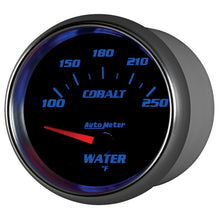 画像をギャラリービューアに読み込む, Autometer Cobalt 66mm 100-250 Degree F Electric Water Temperature Gauge