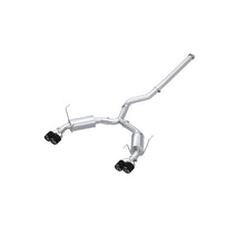 画像をギャラリービューアに読み込む, MBRP 2022+ Subaru WRX 3in Cat-Back Dual Split Rear Quad Carbon Fiber Tips Street Profile Exhaust