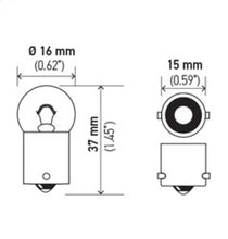 画像をギャラリービューアに読み込む, Hella Bulb 57 12V 3W BA9s G4.5