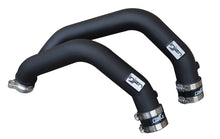 画像をギャラリービューアに読み込む, Injen 15-16 BMW M3(F80)/M4 (F82/83) 3.0L L6 Twin Turbo 2PC Aluminum Int. Charge Pipe - Wrinkle Black