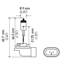 画像をギャラリービューアに読み込む, Hella Optilux 881 12V Xenon Yellow XY Bulb