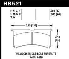 画像をギャラリービューアに読み込む, Hawk Wilwood Superlite DTC-70 Race Brake Pads