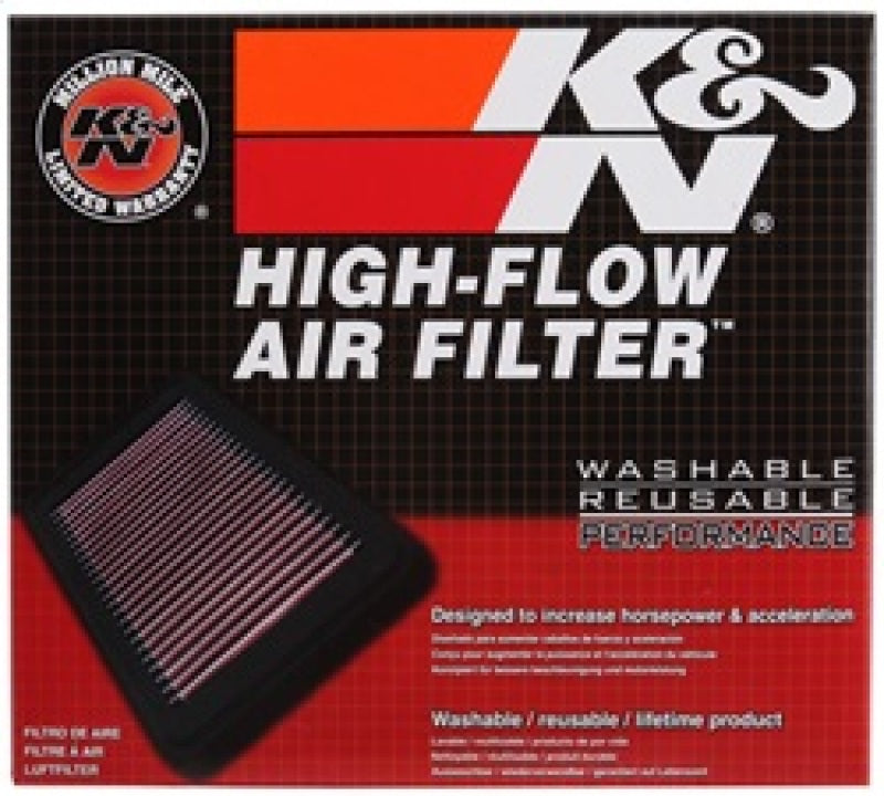 K&N 2015 Jaguar F-Pace V6-3.0L F/I Left Side Replacement Drop In Air Filter