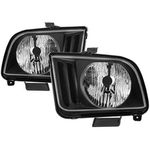 画像をギャラリービューアに読み込む, xTune Ford Mustang 05-09 Halogen OEM Style Headlight (Non HID) - OEM Black HD-JH-FM05-BK