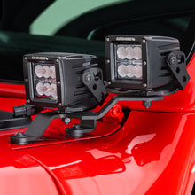 画像をギャラリービューアに読み込む, Go Rhino 18-20 Jeep Wrangler JL/JLU/Gladiator JT Light Mount - Two 3in Cubes Offset
