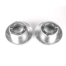 画像をギャラリービューアに読み込む, Power Stop 05-12 Ford F-350 Super Duty Rear Evolution Drilled &amp; Slotted Rotors - Pair