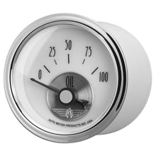 画像をギャラリービューアに読み込む, Autometer Prestige Series Pearl 2-1/16in 100PSI Electronic Oil Pressure Gauge