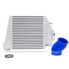 画像をギャラリービューアに読み込む, Mishimoto 08-14 Subaru WRX Top-Mount Intercooler Kit - Powder Coated Silver &amp; Blue Hoses