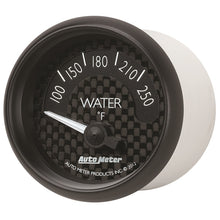 画像をギャラリービューアに読み込む, Autometer GT Series 52mm Short Sweep Electronic 100-250 Deg F Water Temperature