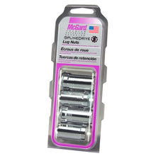 画像をギャラリービューアに読み込む, McGard SplineDrive Lug Nut (Cone Seat) 1/2-20 / 1.60in. Length (4-Pack) - Chrome (Req. Tool)