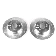 画像をギャラリービューアに読み込む, Power Stop 03-06 Mercedes-Benz CL500 Rear Evolution Drilled &amp; Slotted Rotors - Pair