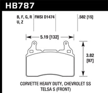 画像をギャラリービューアに読み込む, Hawk 15-17 Chevy Corvette Performance Ceramic Street Front Brake Pads